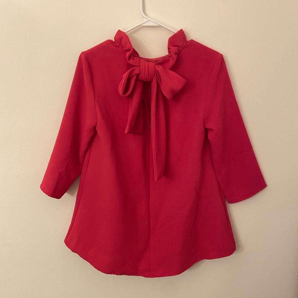 Tuckernuck Pomander Place bow top, EUC, only worn once